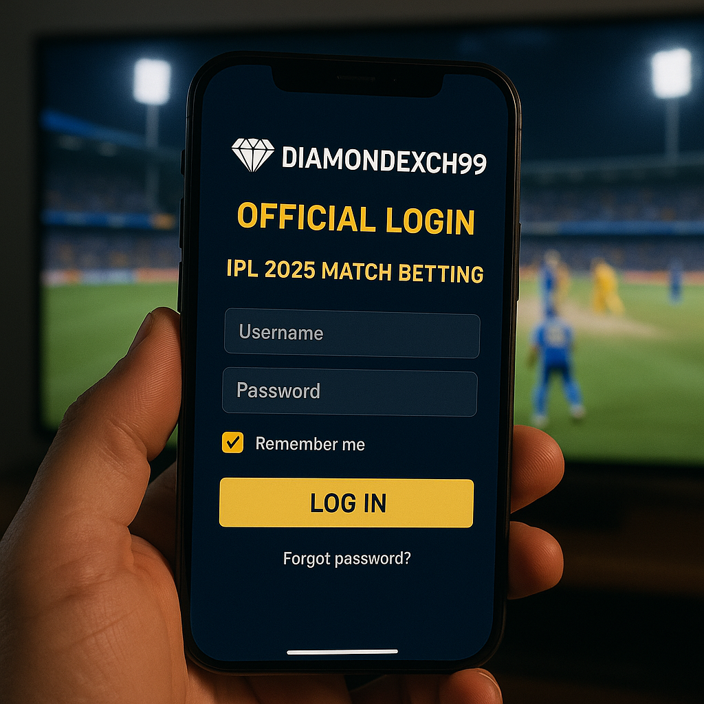 diamondexch99 official login screen for IPL 2025 match betting