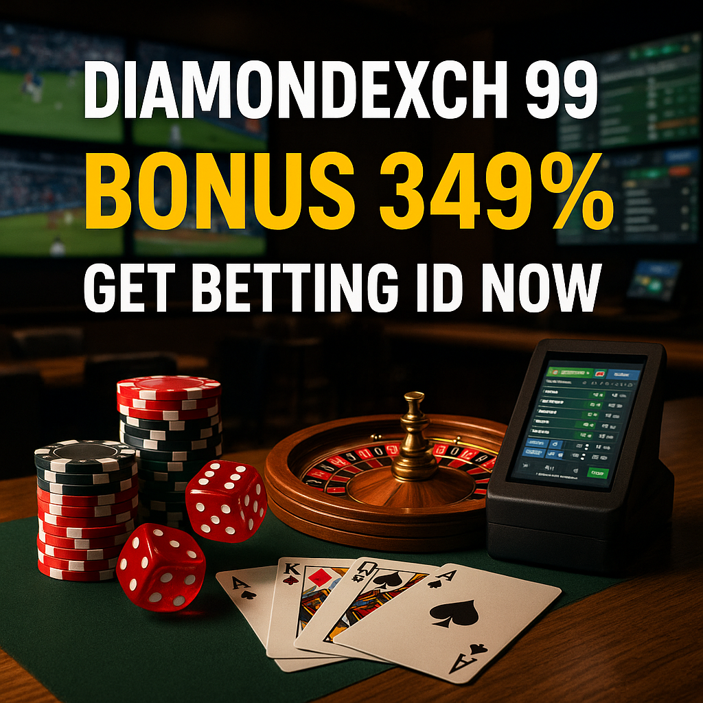 Diamondexch 99 Bonus 349% and Get Betting ID Now