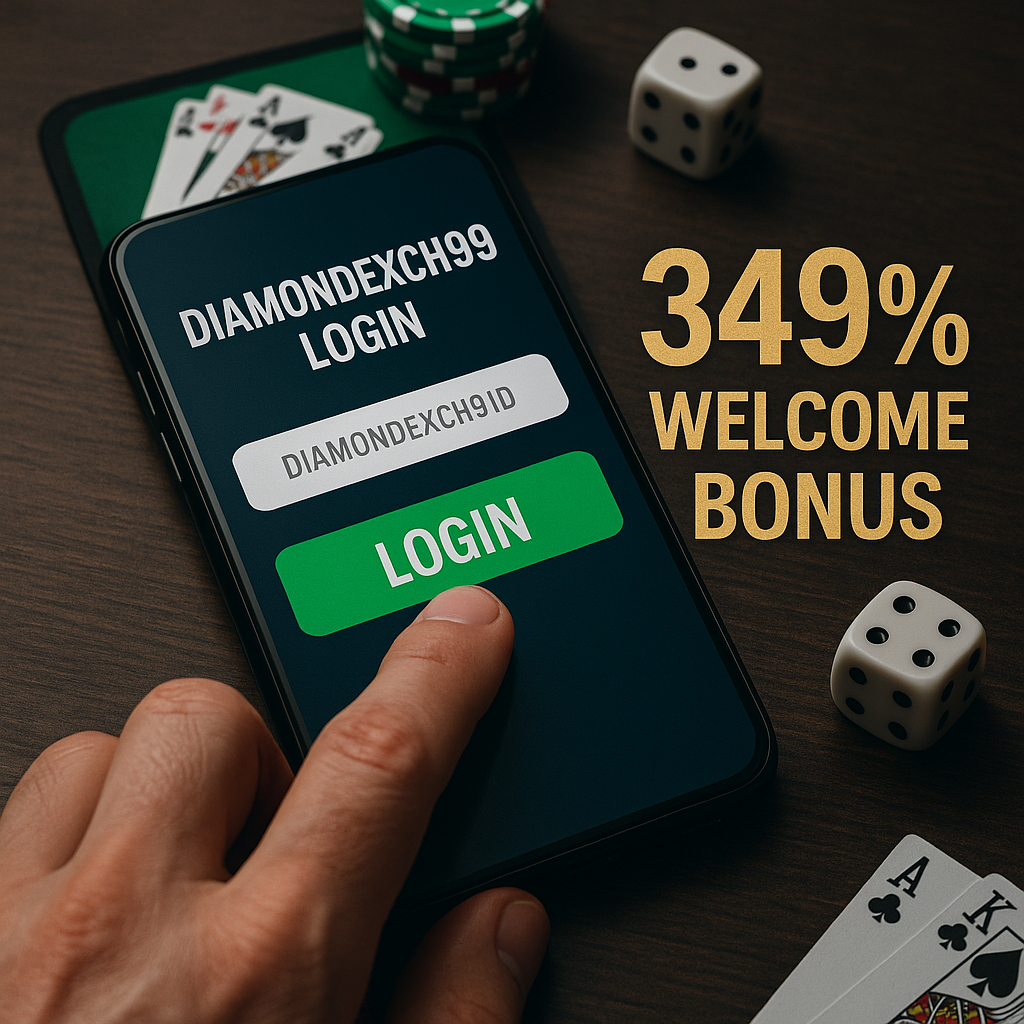 Diamondexch99 login and Diamondexch99 id with 349% welcome bonus
