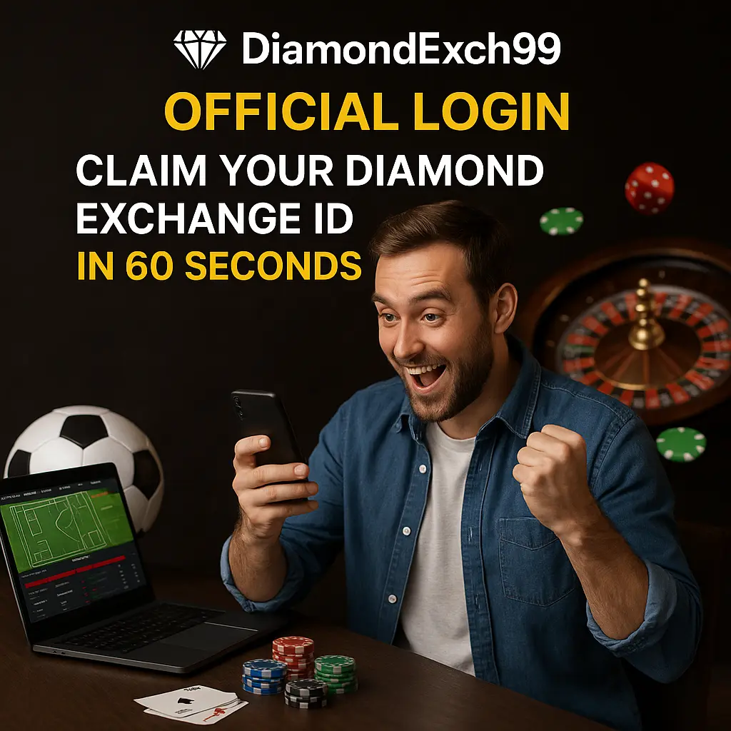 DiamondExch99 Official Login | Claim Your Diamond Exchange ID in 60 Seconds
